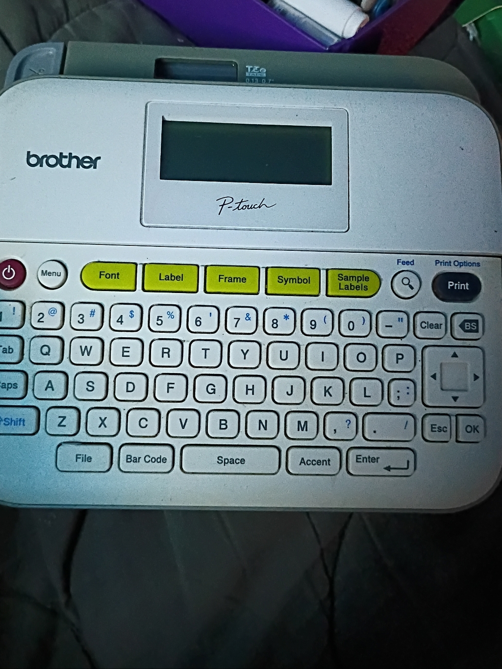 Brother P-touch Label Maker in Light Gray
